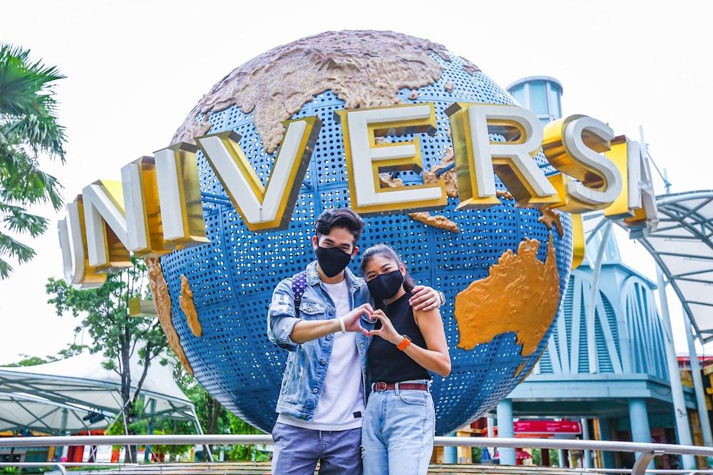 Resorts World Sentosa - Hard Rock Hotel Singapur Exterior foto Universal Studios Singapore